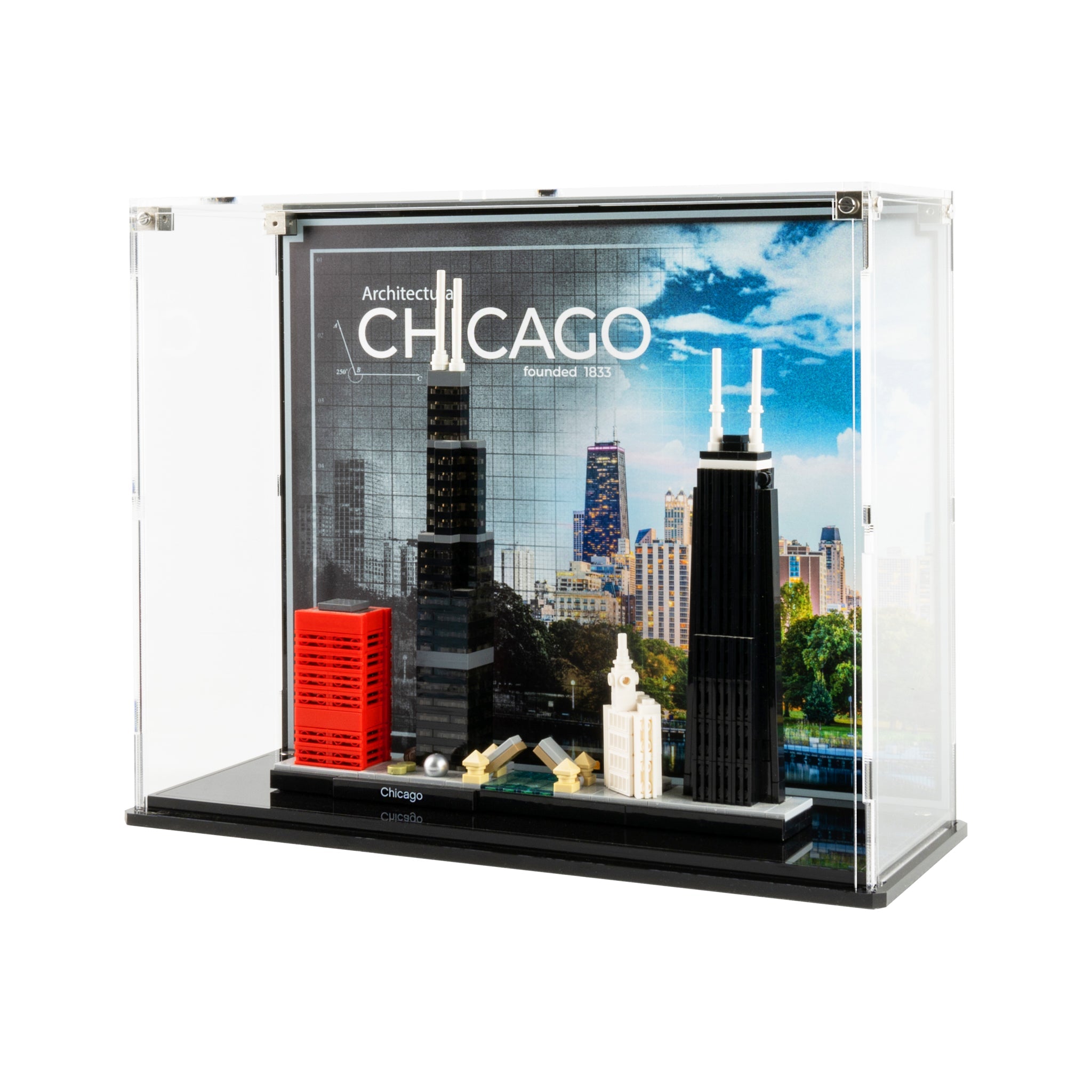 Display Case for LEGO® Architecture: Chicago Skyline (21033)
