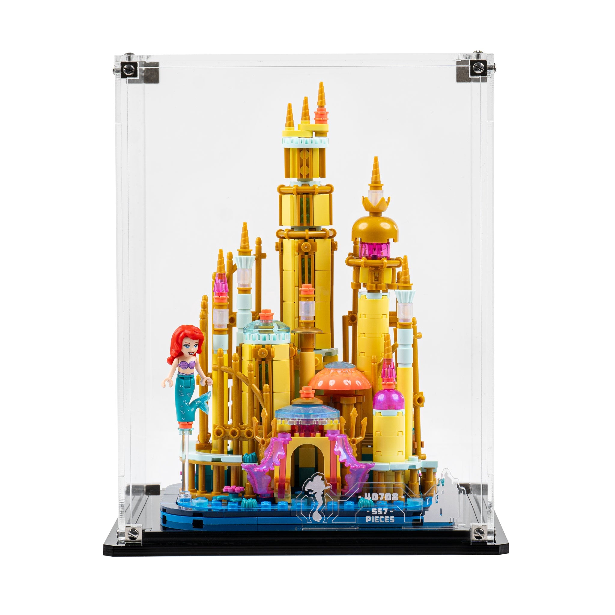 Display Case for LEGO® Mini Disney Ariel’s Castle (40708)