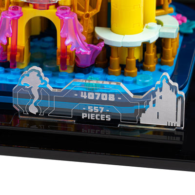 Display Case for LEGO® Mini Disney Ariel’s Castle (40708)