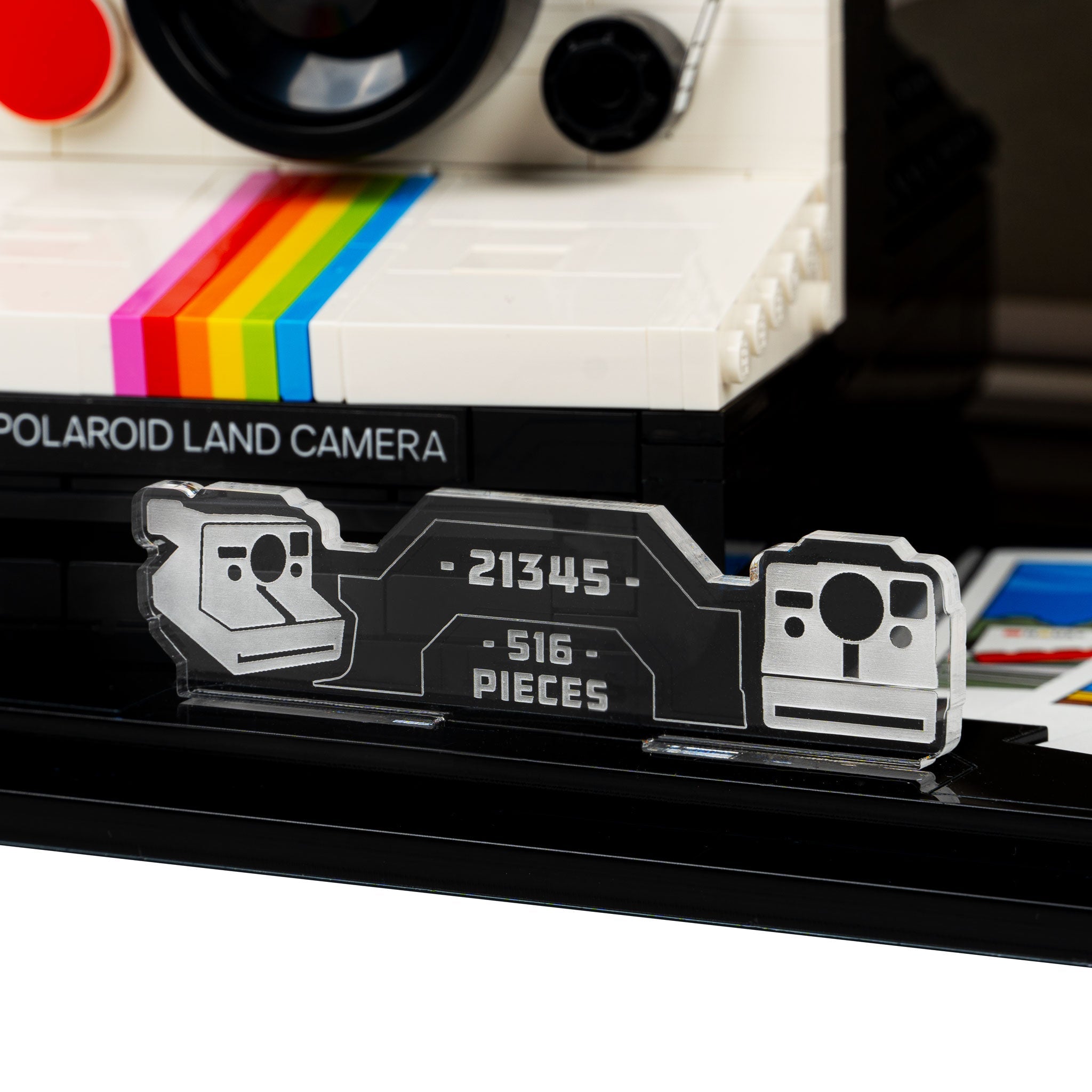 Display Case for LEGO® Polaroid OneStep SX-70 Camera (21345)