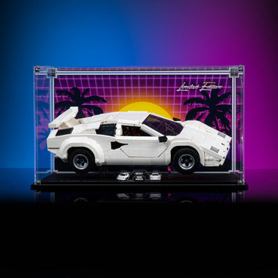 Limited Edition Display Case for LEGO® Icons Lamborghini Countach 5000 Quattrovalvole (10337)