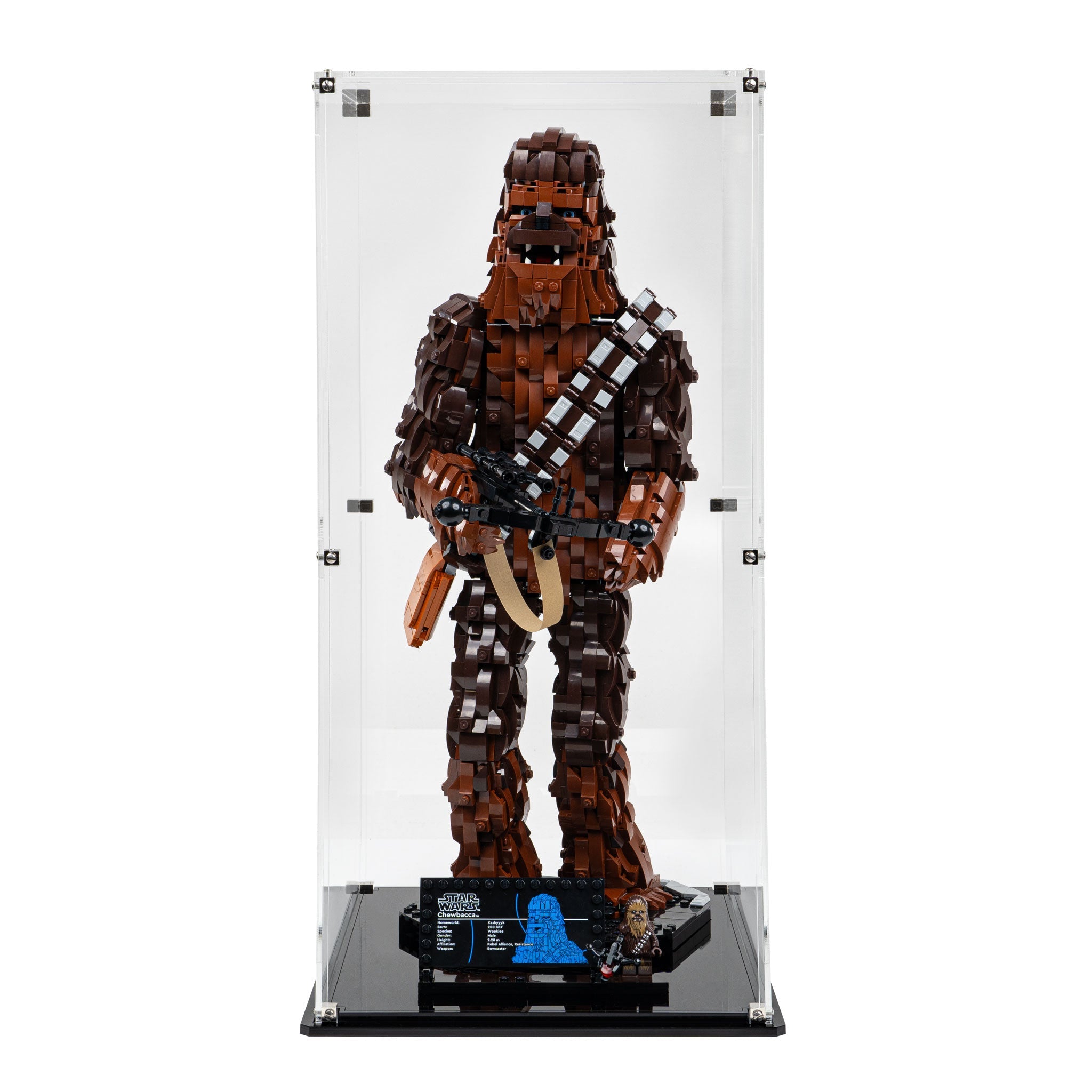 Display Case for LEGO Star Wars Chewbacca (75371)
