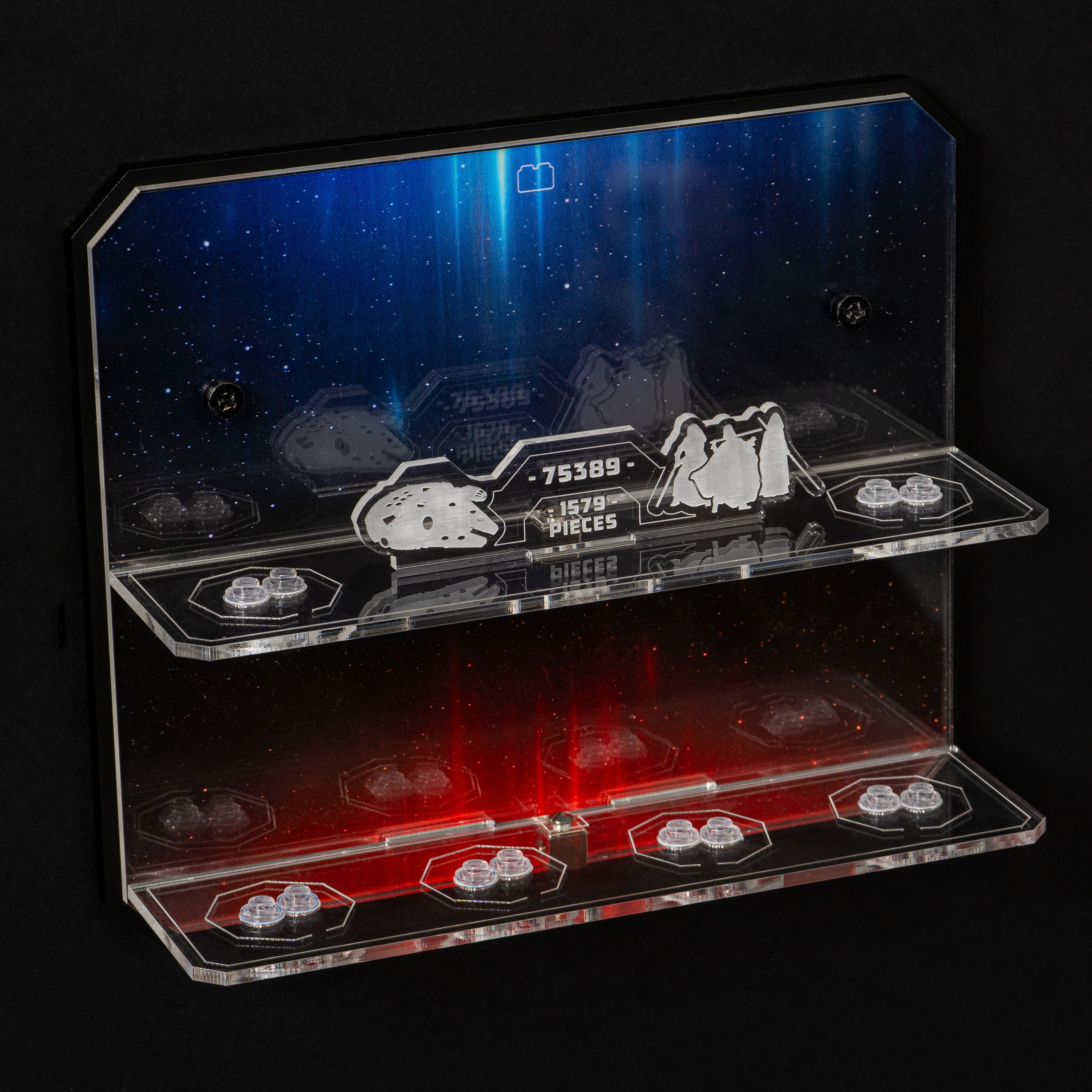 Limited Edition Wall Mounted Display Stand for LEGO® Star Wars™ The Dark Falcon (75389)