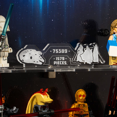 Limited Edition Wall Mounted Display Stand for LEGO® Star Wars™ The Dark Falcon (75389)