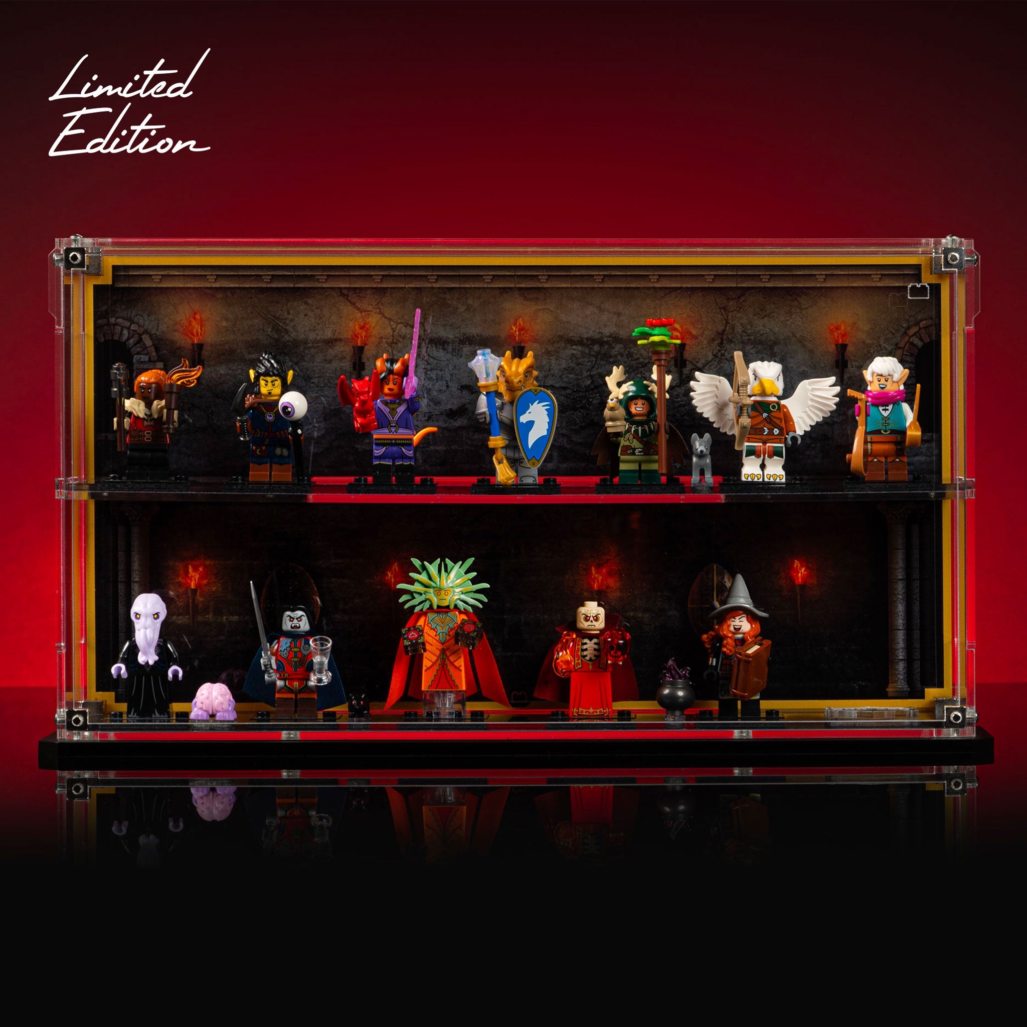 Limited Edition Display Case for LEGO® Dungeons & Dragons® Minifigures Series (71047)