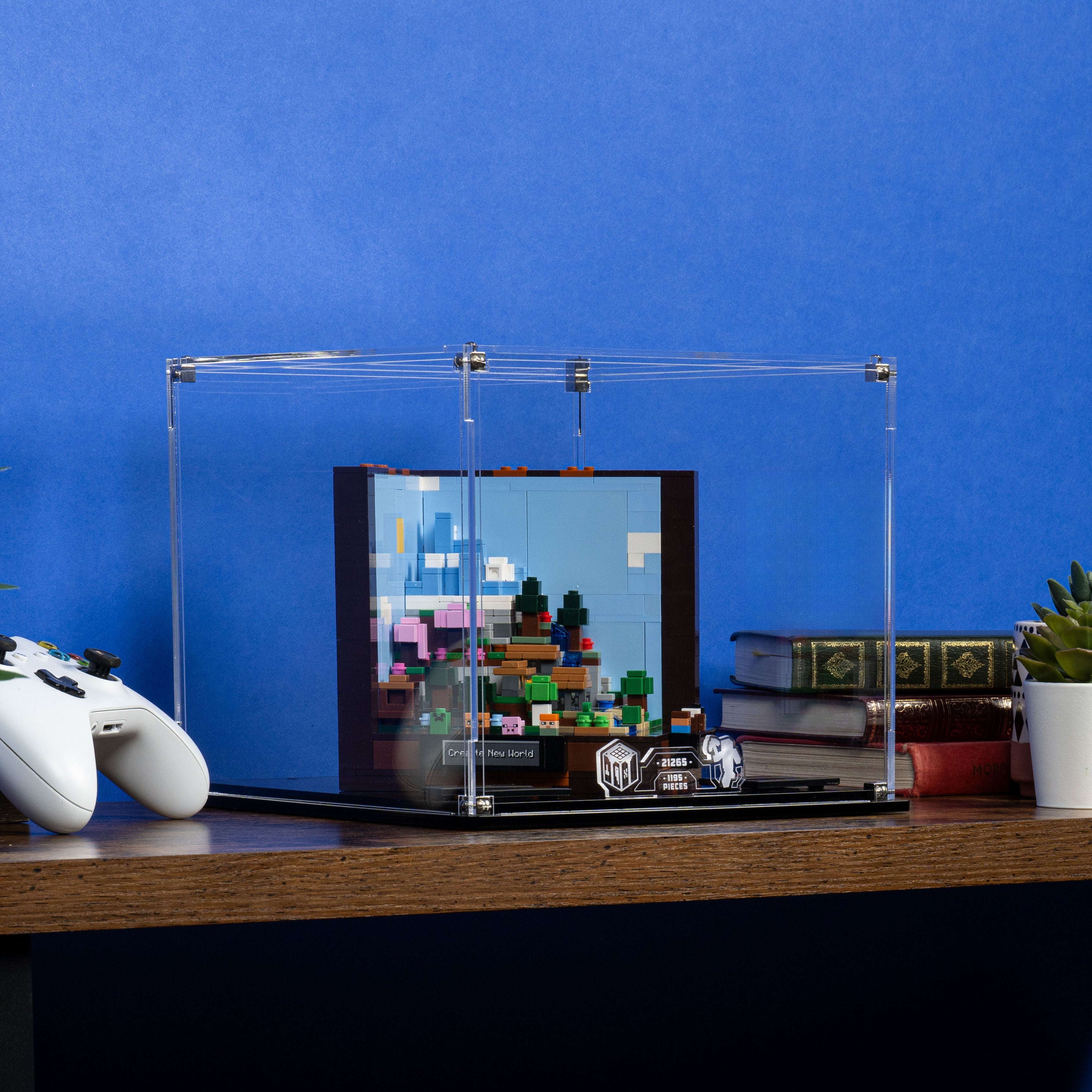 Display Case for LEGO® Minecraft™: Crafting Table (21265)