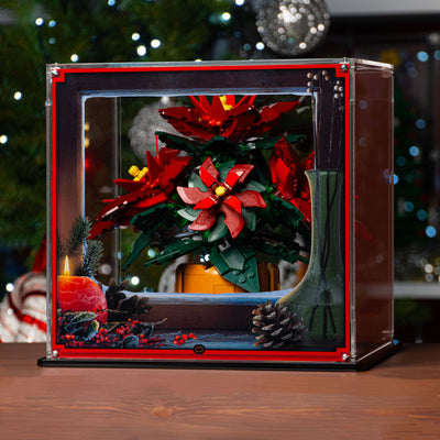 Display Case for LEGO Icons: Poinsettia (10370)