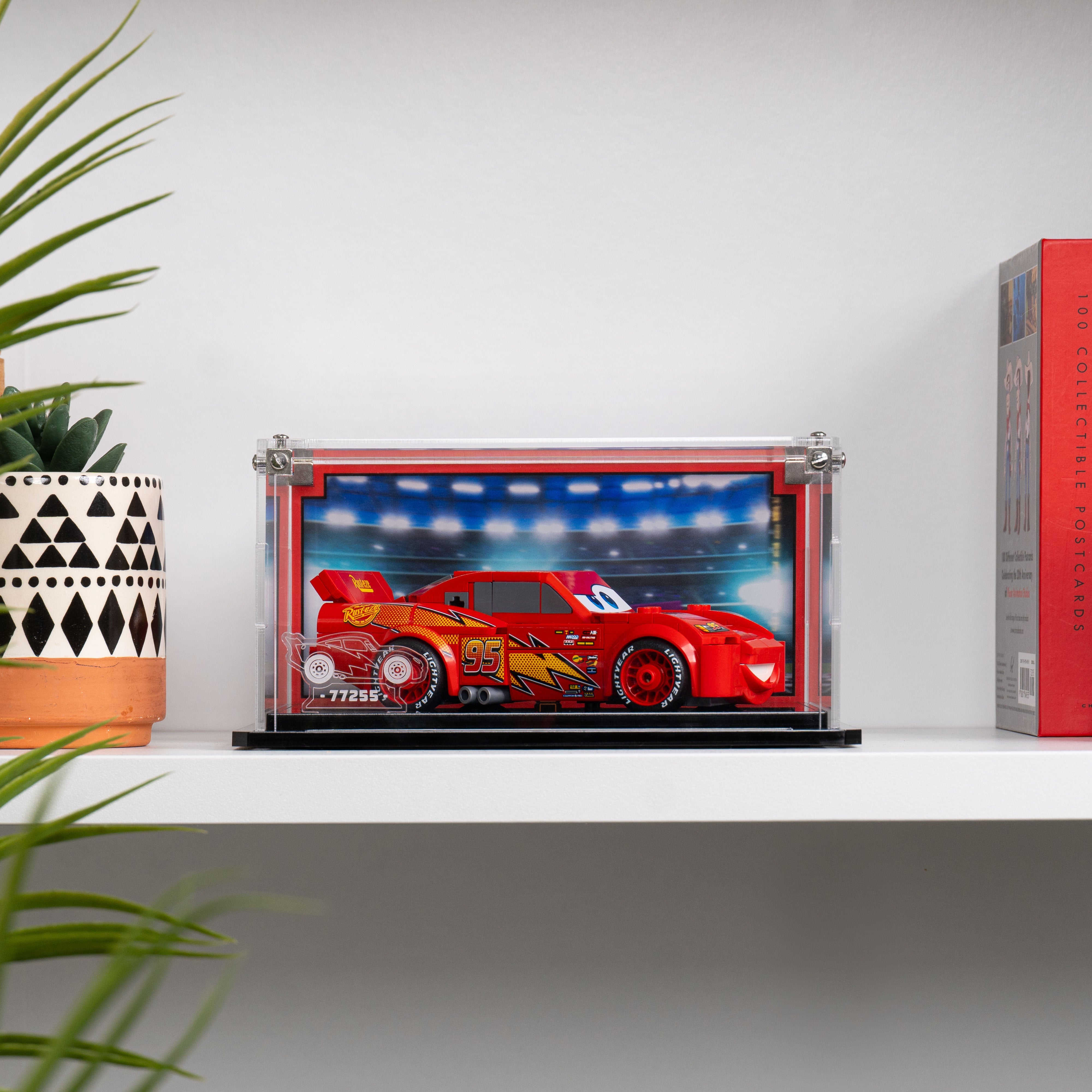 Display Case for LEGO® Disney Speed Champions Lightning McQueen (77255)