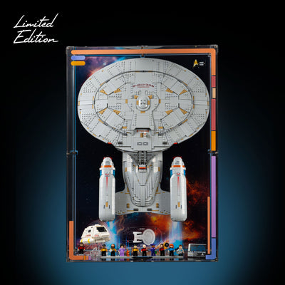 Limited Edition Wall Mounted Display Case for LEGO® Star Trek: U.S.S. Enterprise NCC-1701-D™ (10356)