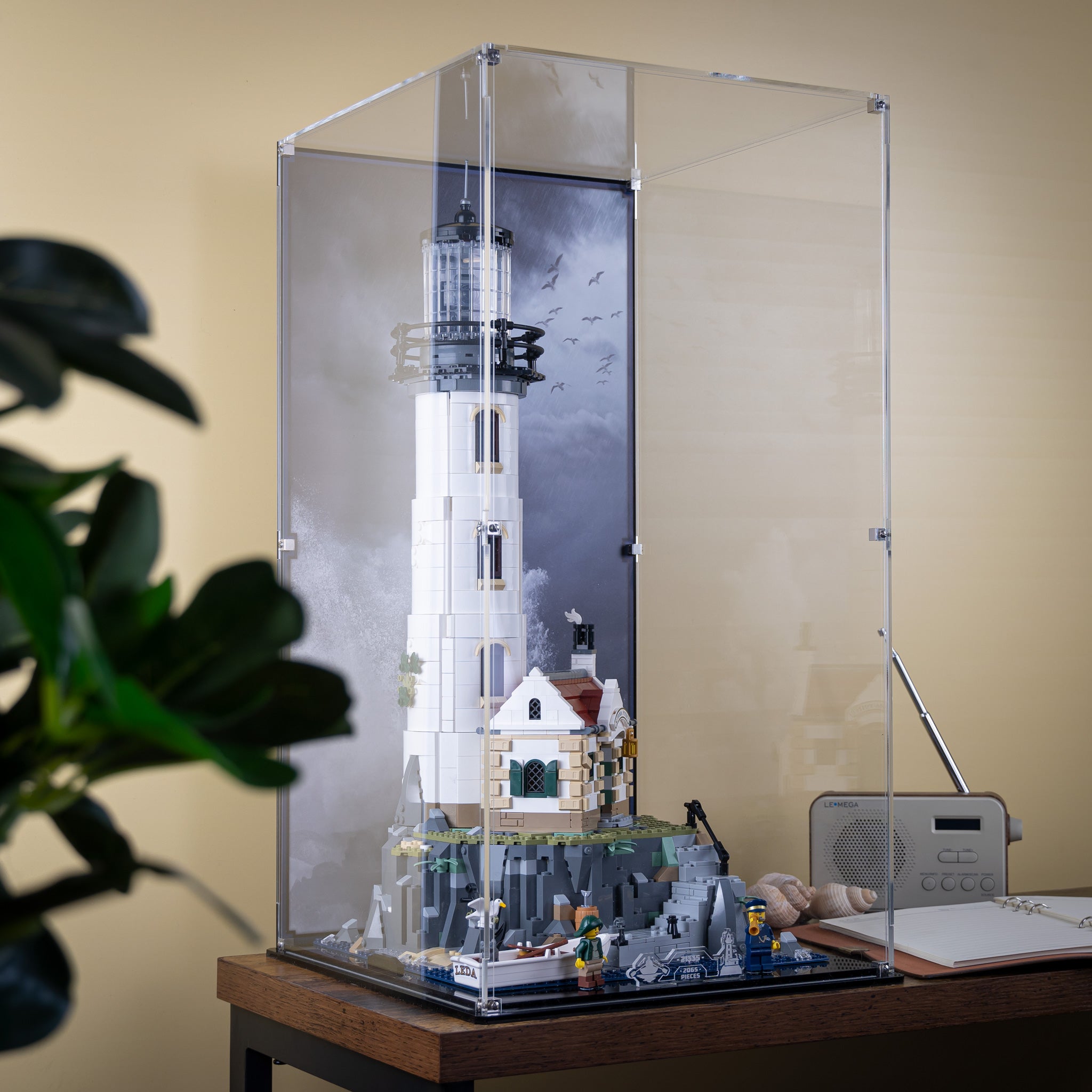 Display Case for LEGO® Ideas: Motorised Lighthouse (21335)