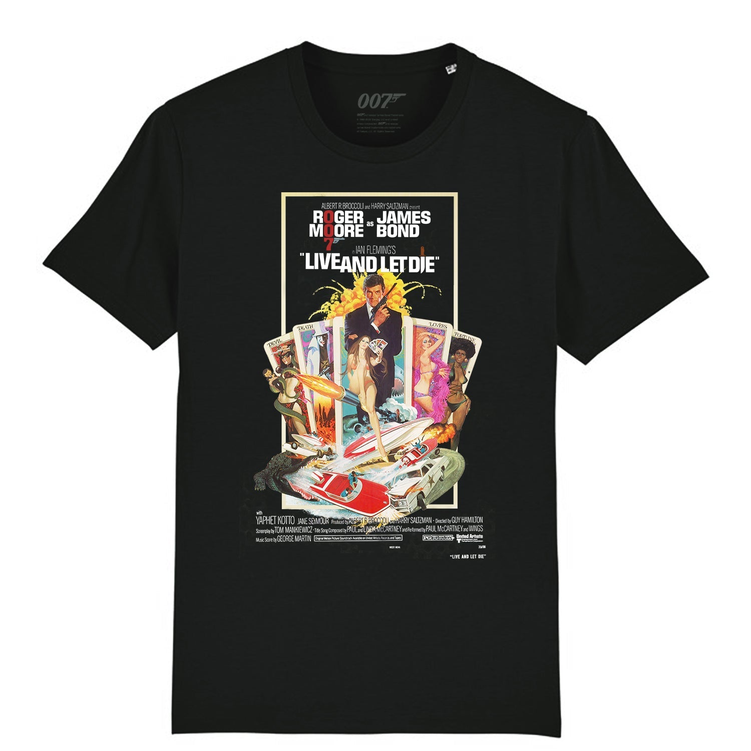 James Bond Live And Let Die T-Shirt (4 colours)