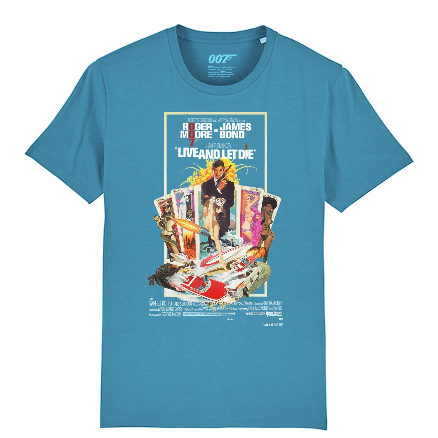 James Bond Live And Let Die T-Shirt (4 colours)