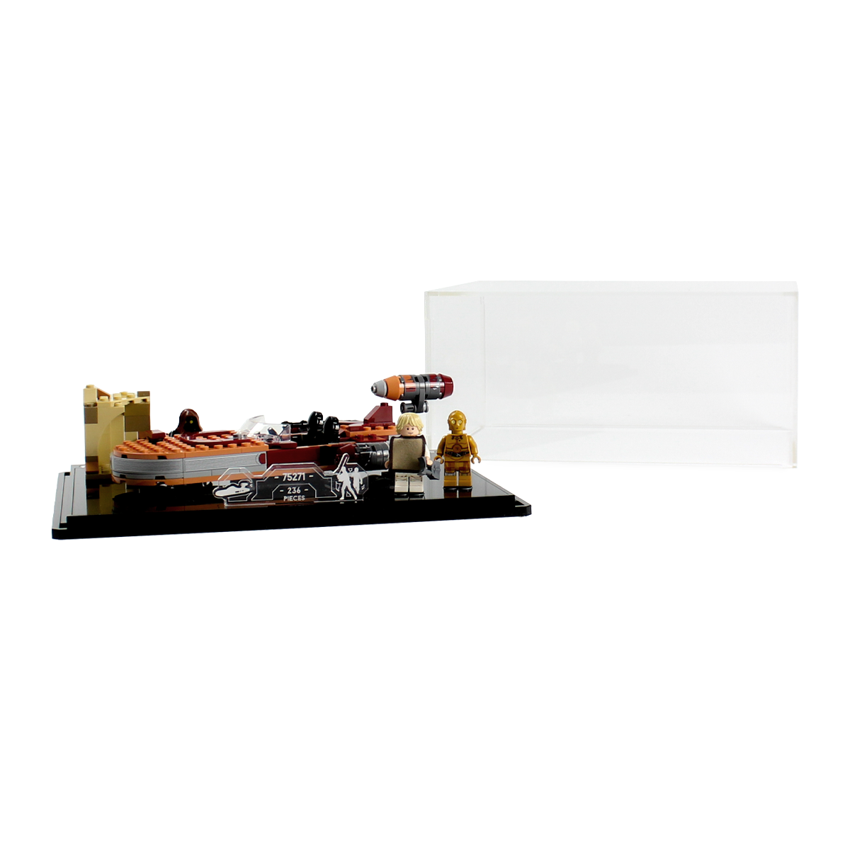 Display Case for LEGO® Star Wars™ Luke's Landspeeder (75271)