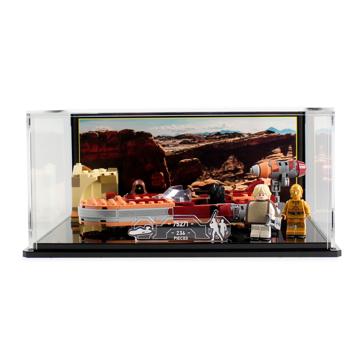 Display Case for LEGO® Star Wars™ Luke's Landspeeder (75271)