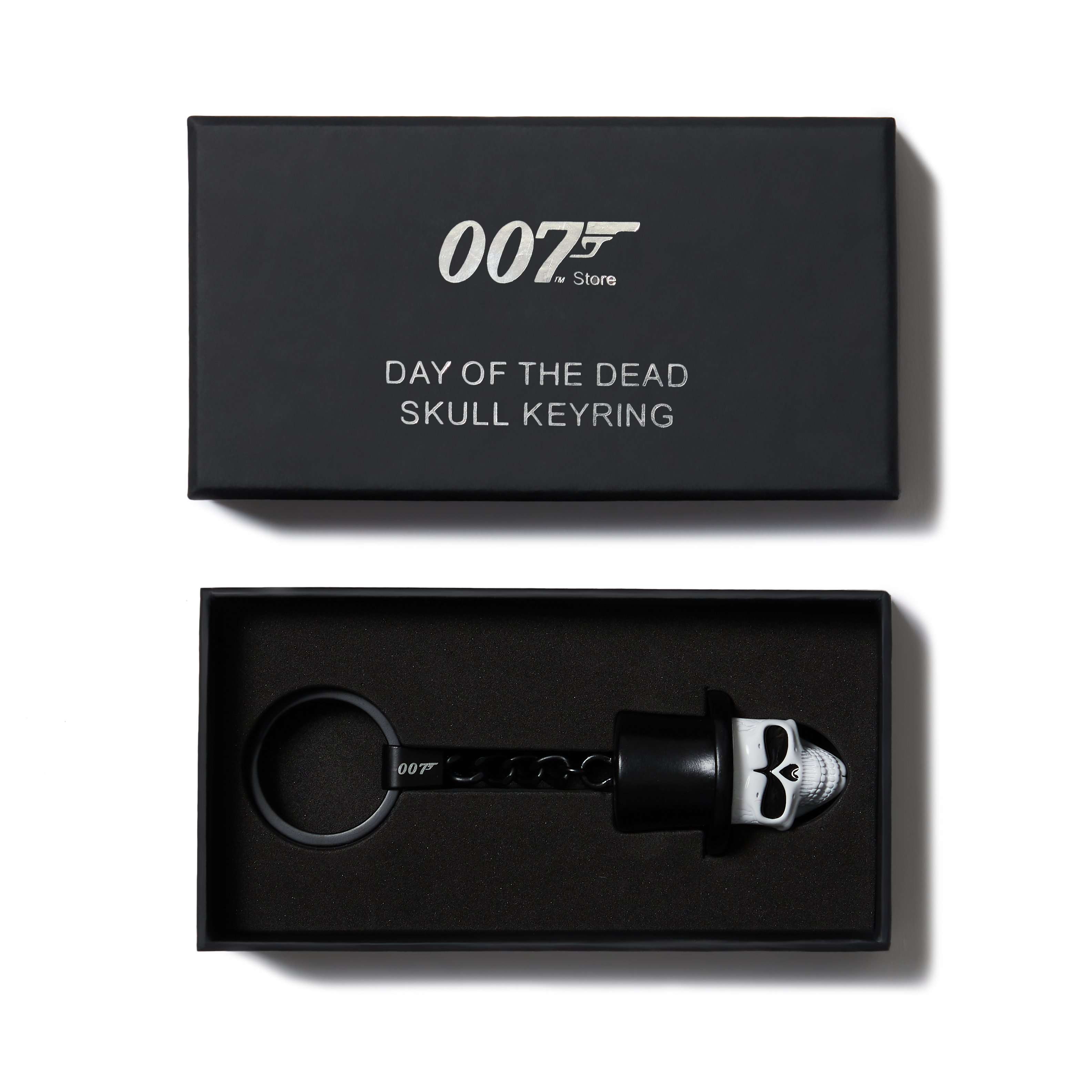 James Bond Spectre Skull Mask Metal & Enamel Keyring