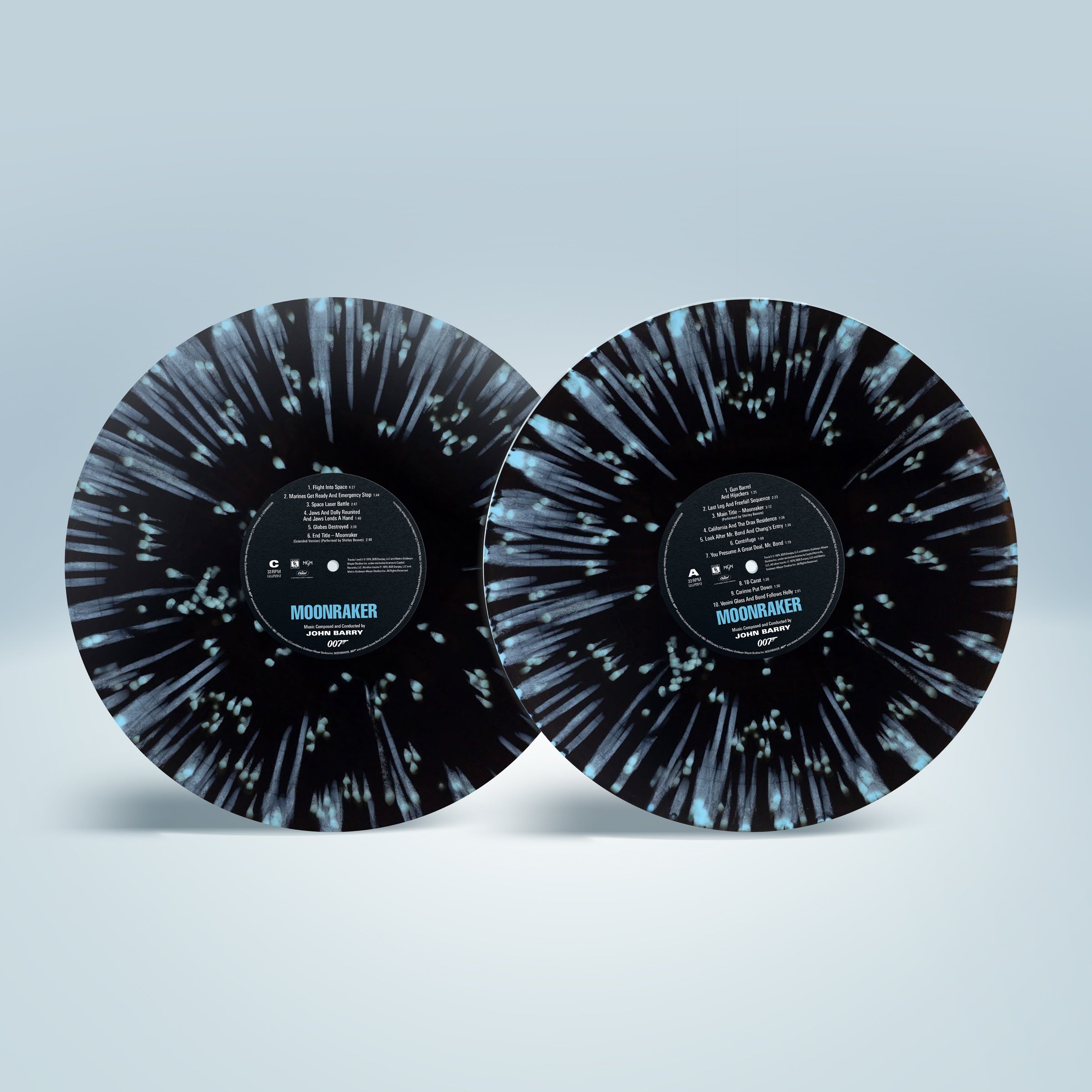 James Bond Moonraker Soundtrack 12" Double Vinyl LP - Exclusive Deep Space Edition (Pre-order)