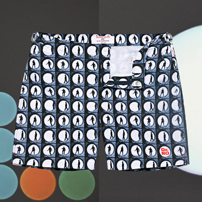 James Bond Dr. No Gun Barrel Swim Shorts - By Orlebar Brown