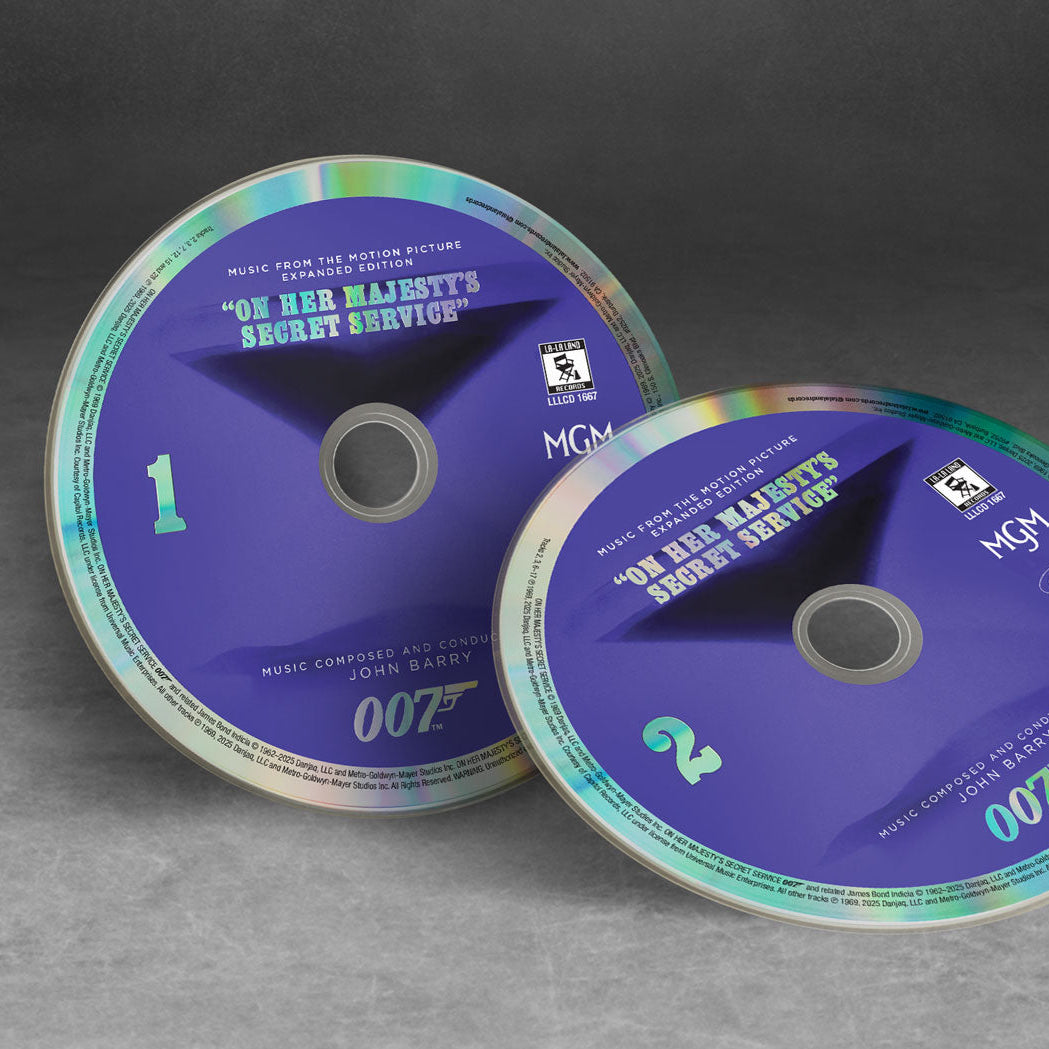 James Bond On Her Majesty's Secret Service Soundtrack Double CD Set -  Expanded Remastered Edition
