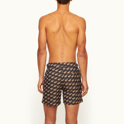 James Bond 007 Monogram Swim Shorts - By Orlebar Brown