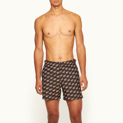 James Bond 007 Monogram Swim Shorts - By Orlebar Brown