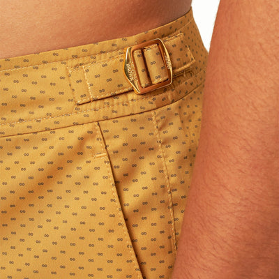 James Bond Gold Swim Shorts - By Orlebar Brown