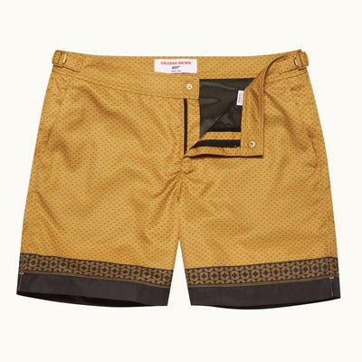 James Bond Gold Swim Shorts - By Orlebar Brown