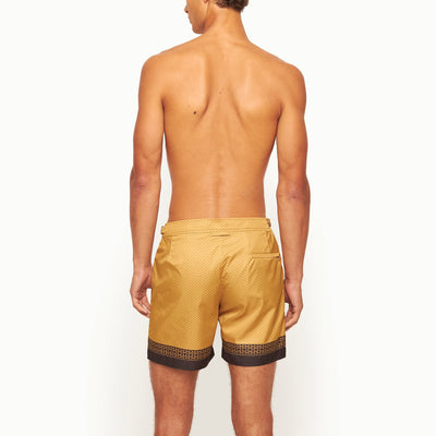 James Bond Gold Swim Shorts - By Orlebar Brown