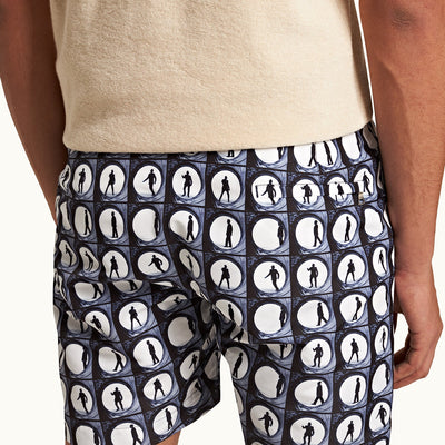 James Bond Dr. No Gun Barrel Swim Shorts - By Orlebar Brown