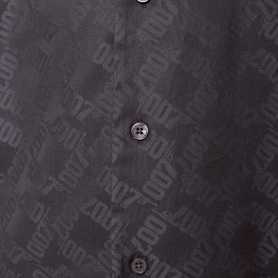 James Bond Gold Trim Jacquard Shirt - By Orlebar Brown