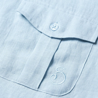 James Bond Scaramanga Linen Shirt - By Orlebar Brown