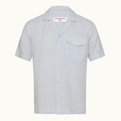 James Bond Scaramanga Linen Shirt - By Orlebar Brown