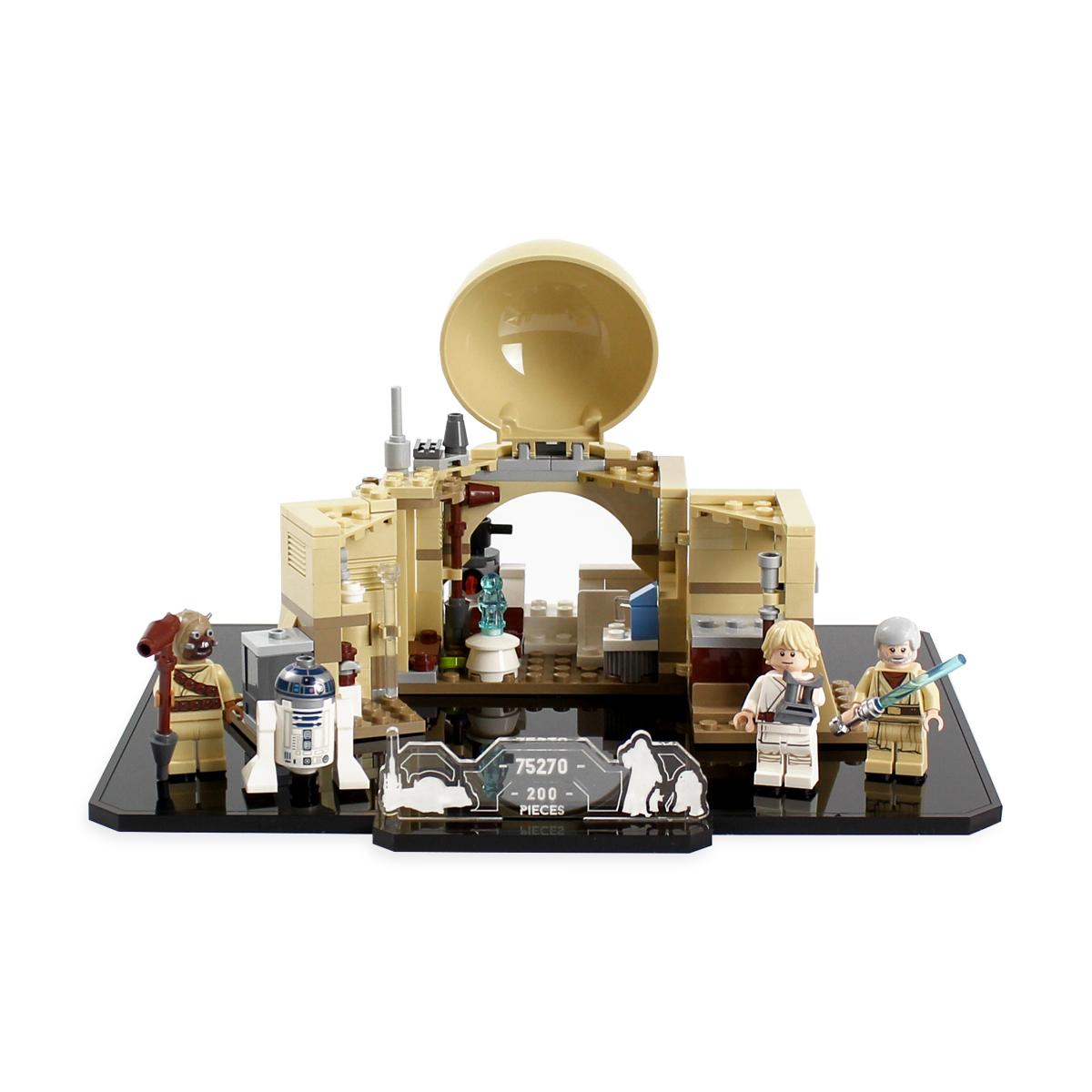 Display Case for LEGO® Star Wars™ Obi-Wan's Hut (75270)