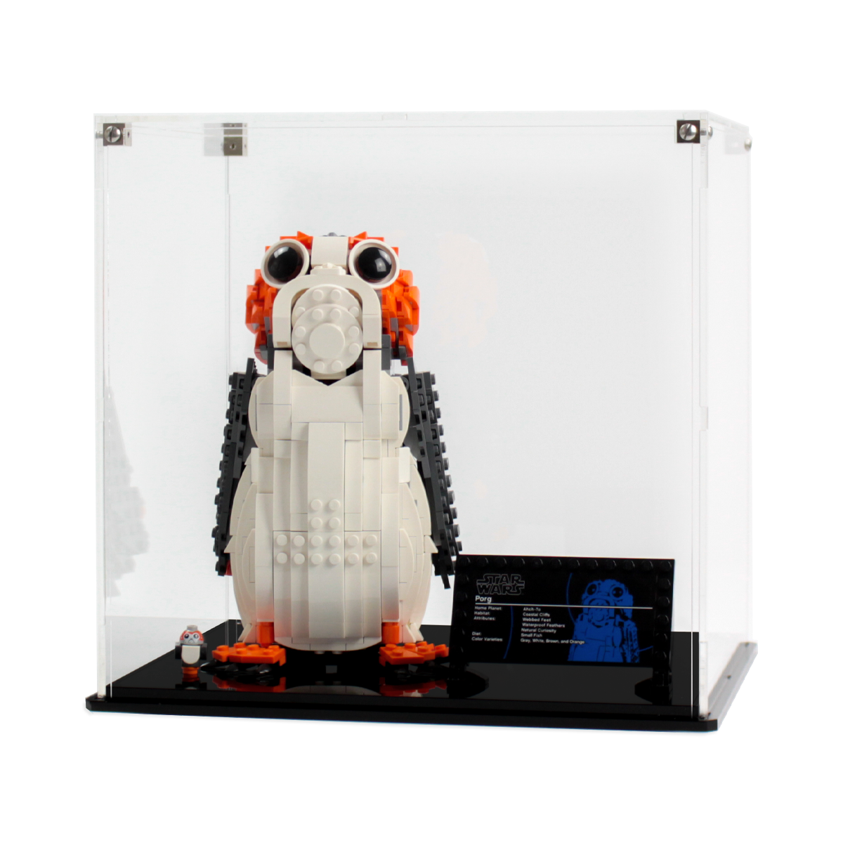 Display Case for LEGO® Star Wars™ Porg (75230)