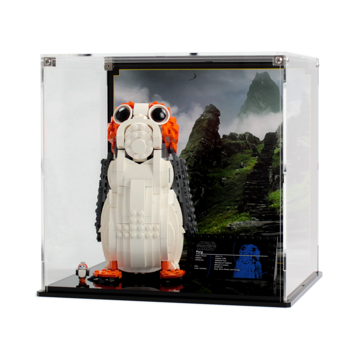 Display Case for LEGO® Star Wars™ Porg (75230)