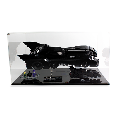 Dual Display Case for LEGO® DC: Batmobile (76139) and Batmobile (40433)