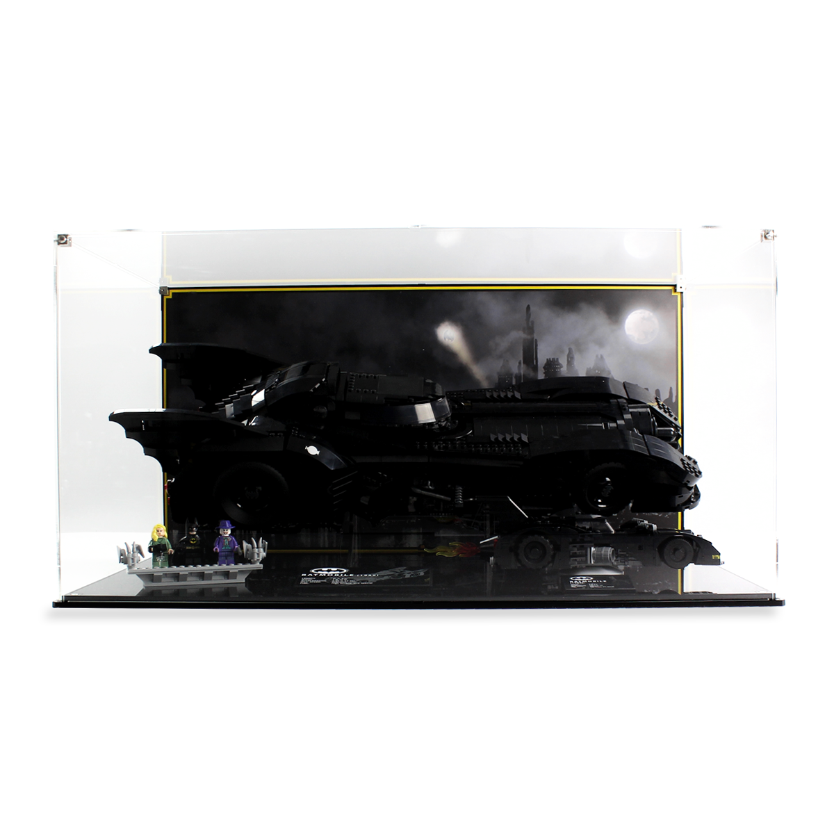 Dual Display Case for LEGO® DC: Batmobile (76139) and Batmobile (40433)