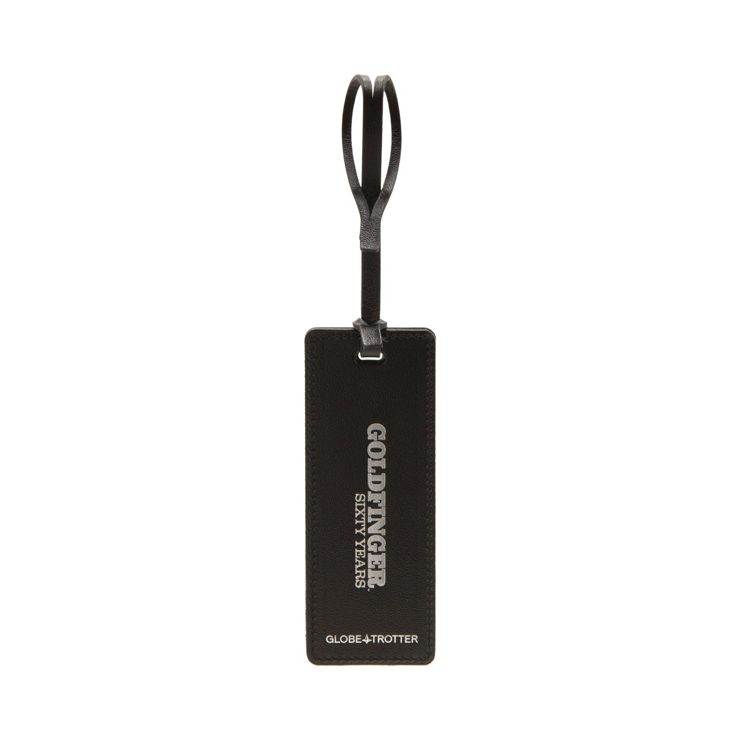 James Bond Leather UK Number Plate Bag Charm - Goldfinger Edition - By Globe-Trotter