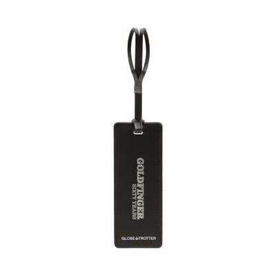 James Bond Leather UK Number Plate Bag Charm - Goldfinger Edition - By Globe-Trotter
