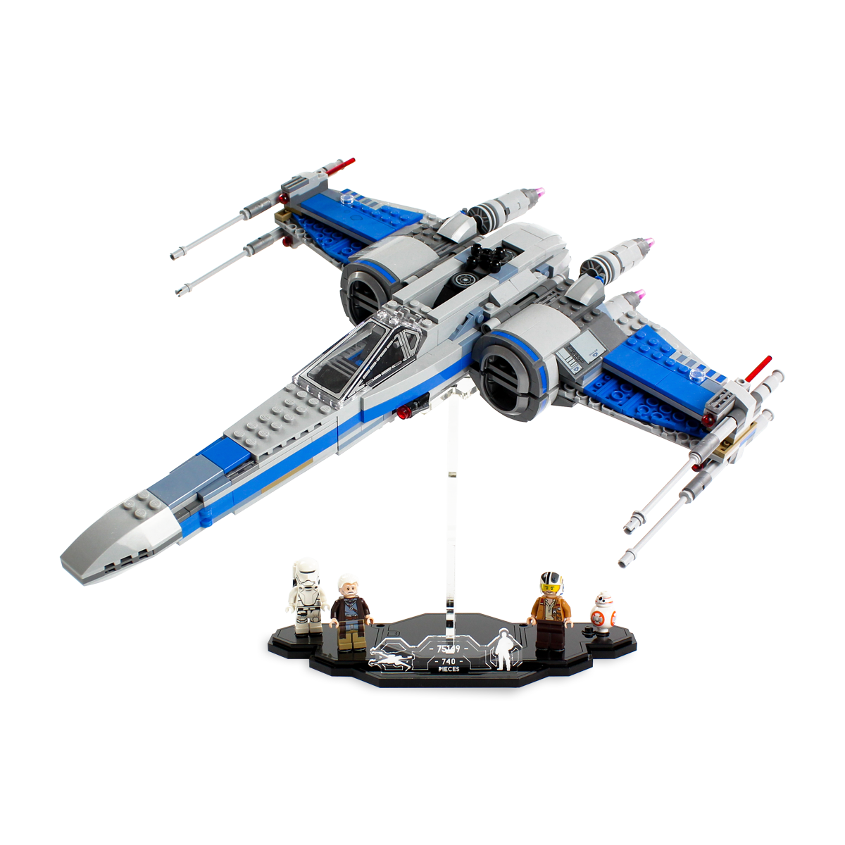 Display Stand for LEGO® Star Wars™ Resistance X-Wing Fighter (75149)