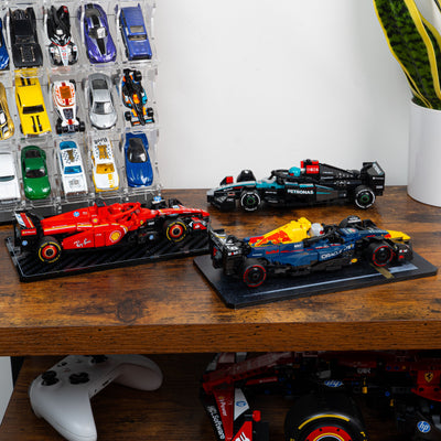 Wall Mountable Display Stand for LEGO® Speed Champions: Formula 1 Range
