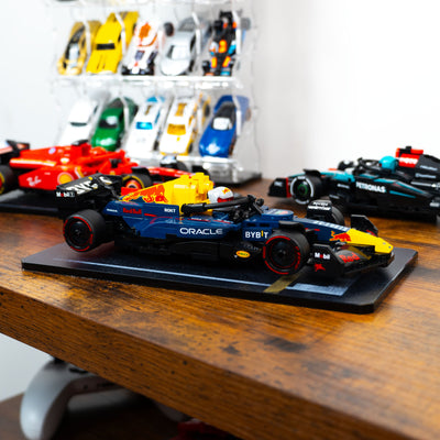 Wall Mountable Display Stand for LEGO® Speed Champions: Formula 1 Range