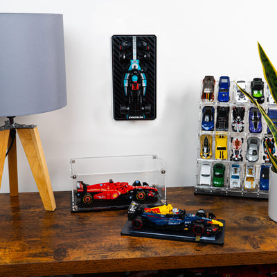 Wall Mountable Display Case for LEGO® Speed Champions: Formula 1 Range