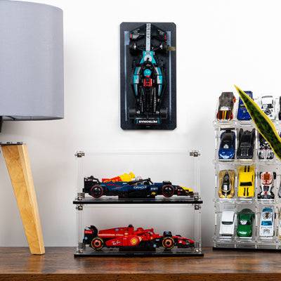 Wall Mountable Display Case for LEGO® Speed Champions: Formula 1 Range