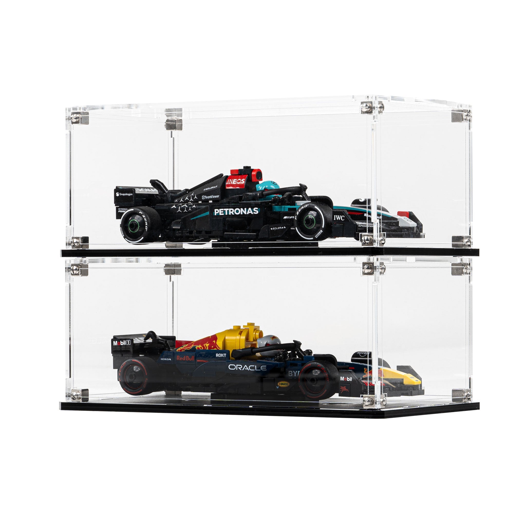 Wall Mountable Display Case for LEGO® Speed Champions: Formula 1 Range
