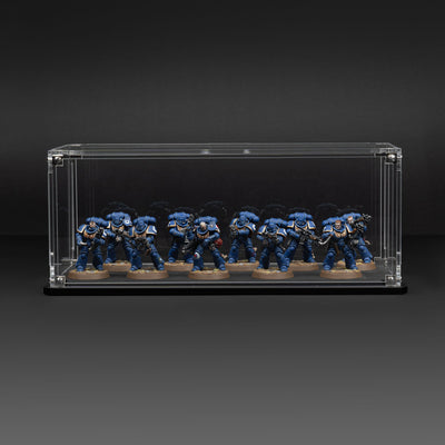 Display Case for Warhammer® Squad with Clear Background