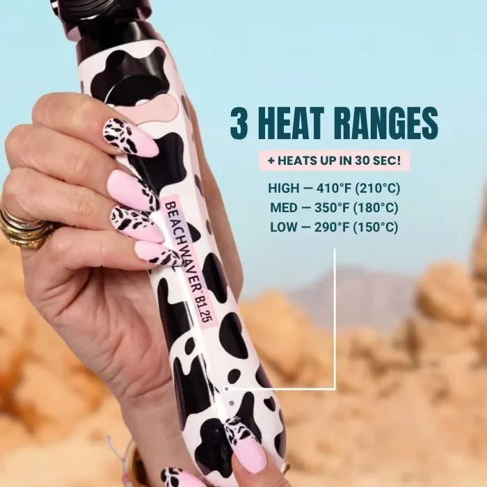 Beachwaver®B1.25 Wavy West - Black