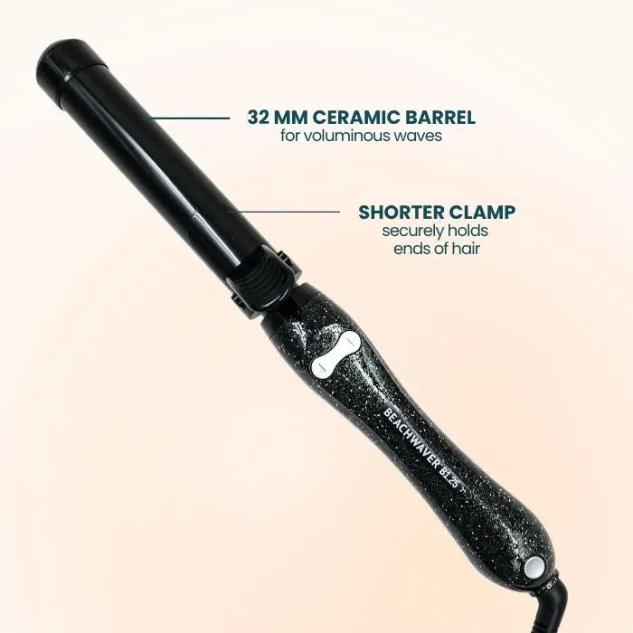 Beachwaver®B1.25 - Black Glitter