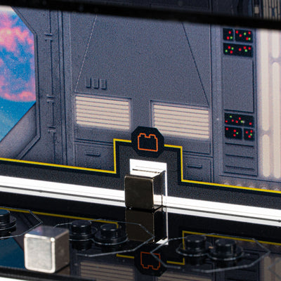 Star Wars Themed Wall Mounted Tiered Display Cases for LEGO® Minifigures