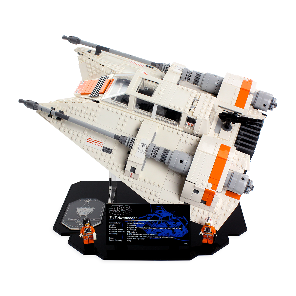 Display Stand for LEGO® Star Wars™ UCS Snowspeeder (75144)