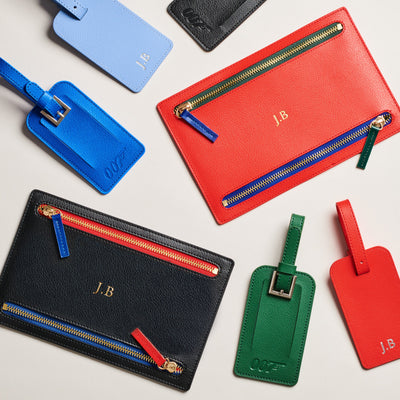 James Bond Personalised Leather Luggage Tag (3 Colours)